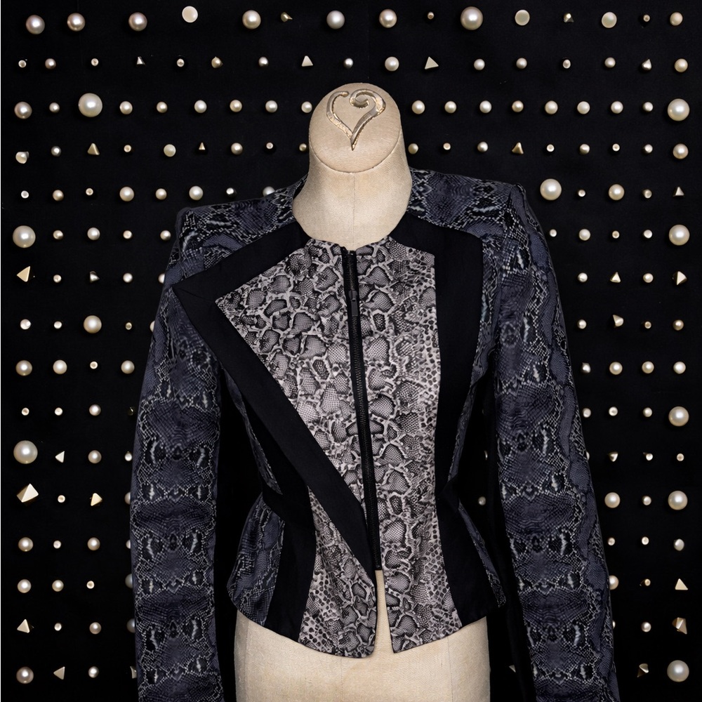 Women's Snakeskin Pattern Jacket